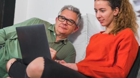 Un père et sa fille