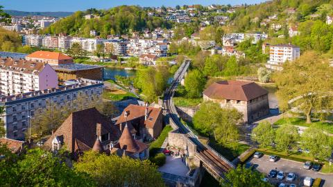 La vile de Besançon