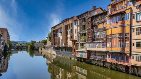 La ville de Castres dans le Tarn