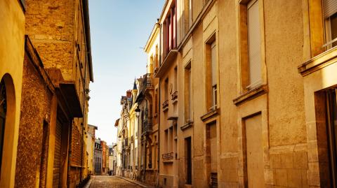 Immeubles anciens à Reims.