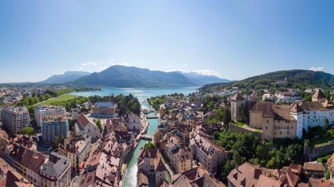 La ville d'Annecy