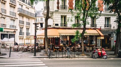 Une rue à Paris