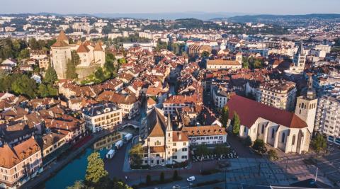 Annecy vue aérienne