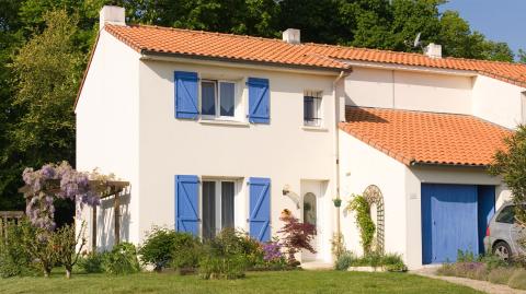 Une maison dans un lotissement