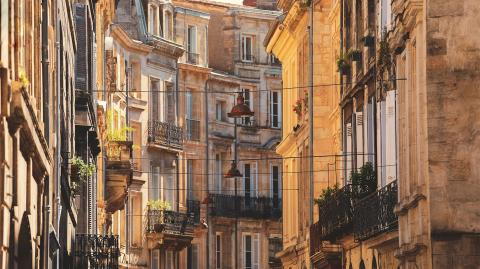 Une rue à Bordeaux