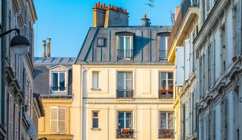 Façades immeubles Paris