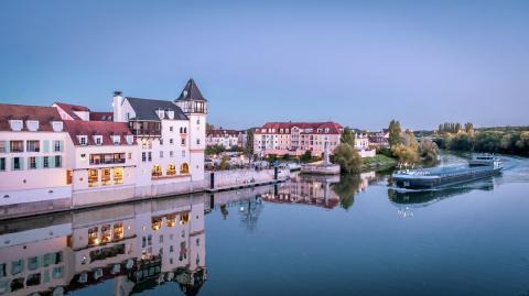 Vue sur le port Cergy 