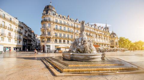 vue sur montpellier