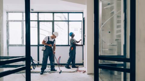 maison en chantier 