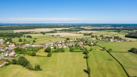 vue sur des terrains habitables