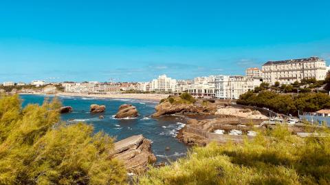 vue sur biarritz