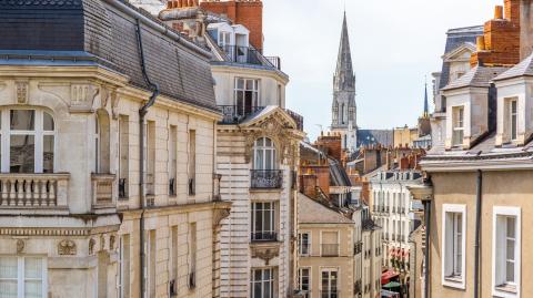 vue sur la ville de Nantes