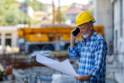 Chantier construction ingénieur