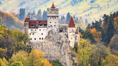 Château de Bran ou le château de Dracula situé en Roumanie