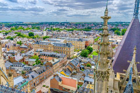 Amiens vue cathédrale