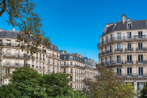 Façades immeubles Paris