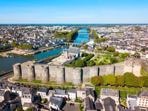 Vue panoramique d'Angers