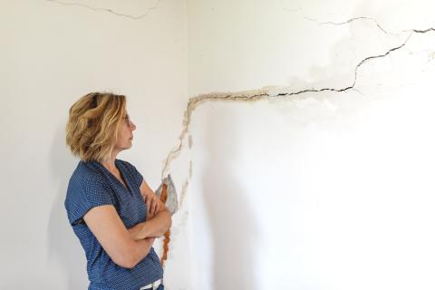 Fissure bâtiment maison