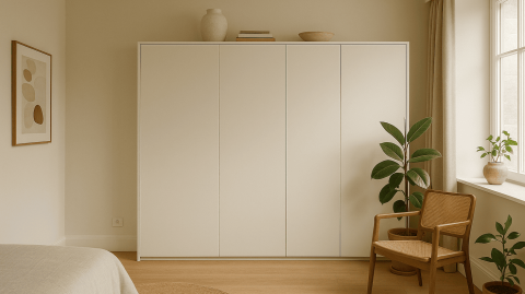 Armoire sans poignets