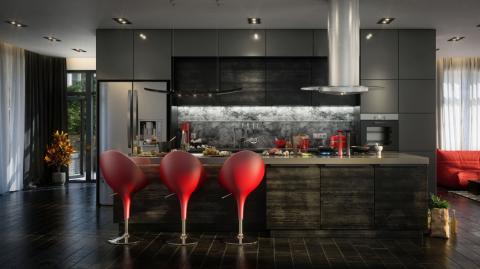 Le parquet noir, nouvelle tendance déco chic et versatile