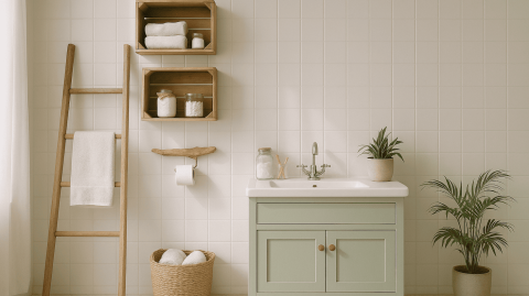 Salle de bain upcycling