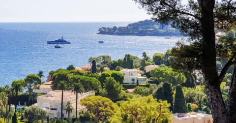 vue sur villas saint jean cap ferrat