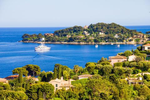Vue aérienne sur Saint-Jean-Cap-Ferrat