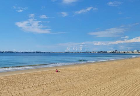 La plage de la Baule est longue de 9 kilomètres. © Walter - Unsplash