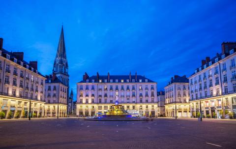 Nantes quartier Graslin place royale