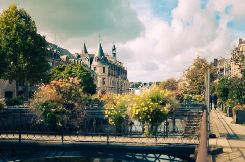 Quimper rivière odet quartier terre noire