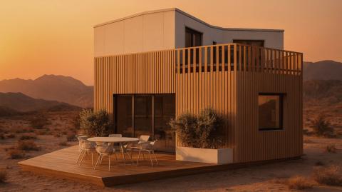 La micromaison PJ30 signée Greenkub x Patrick Jouin, montée en 30 jours.