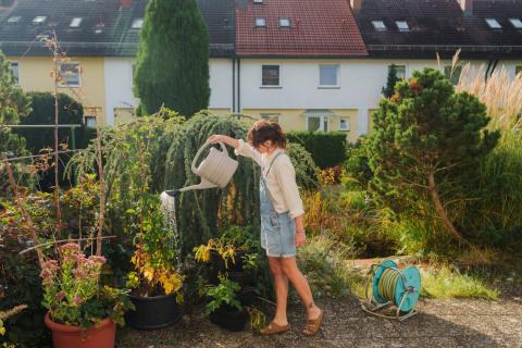 Jardin privatif en copropriété
