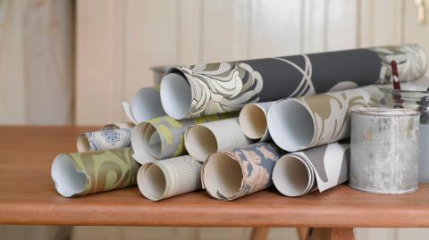 7 idées déco pour recycler vos chutes de tissu et de tapisserie.