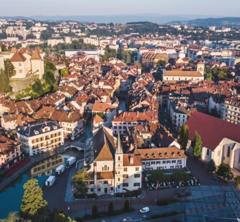 Annecy vue aérienne