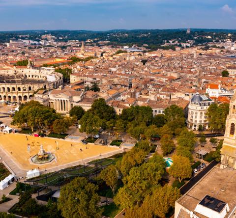 Nîmes quartier historique