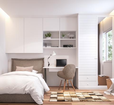 Astuces pour agrandir visuellement une petite chambre