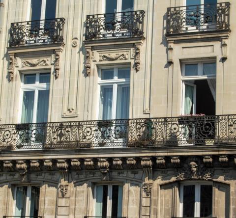 Nantes quartier Monselet façade