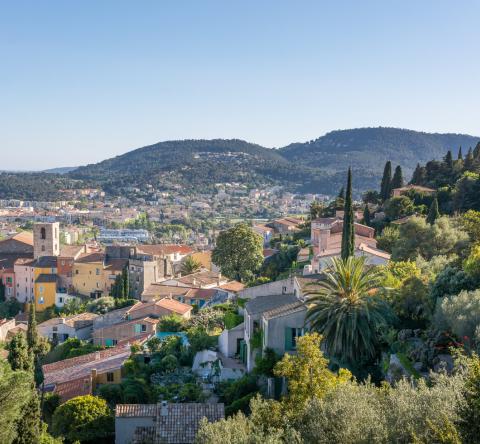 Hyères quartier Pyanet vue panoramique