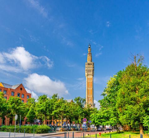 Lille quartier Saint-Sauveur hôtel de ville