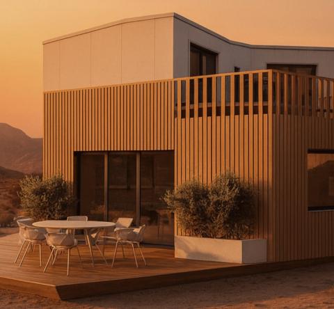 La micromaison PJ30 signée Greenkub x Patrick Jouin, montée en 30 jours.