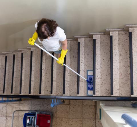 Parties communes immeuble nettoyage