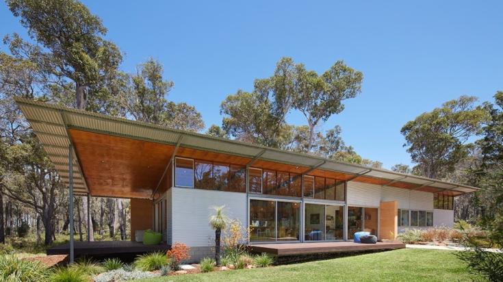 Belle maison moderne à la déco éclectique en Australie