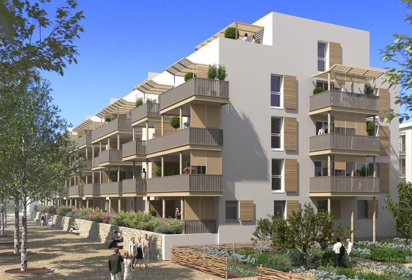 Le futur écoquartier de Solliès-Pont a pour vocation de créer du lien social au sein d'un habitat durable. © Nexity